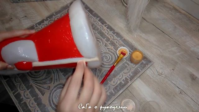 ПЕРЕДЕЛКА СТАРОГО ПЛАСТМАССОВОГО ДЕДА МОРОЗА/ DIY смотреть онлайн