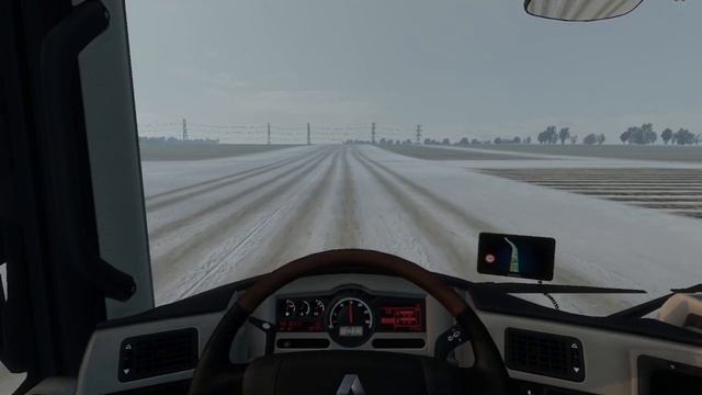Euro Truck Simulator 2 проводим тест Марио + новая зима смотреть онлайн