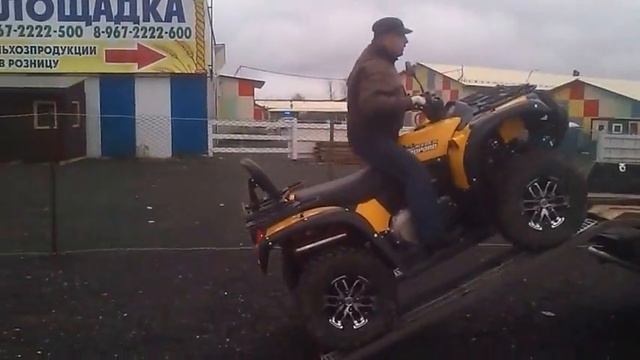 Как перевозить квадроцикл на пикапе. Стелс Леопард 600/Форд Рейнджер. смотреть онлайн