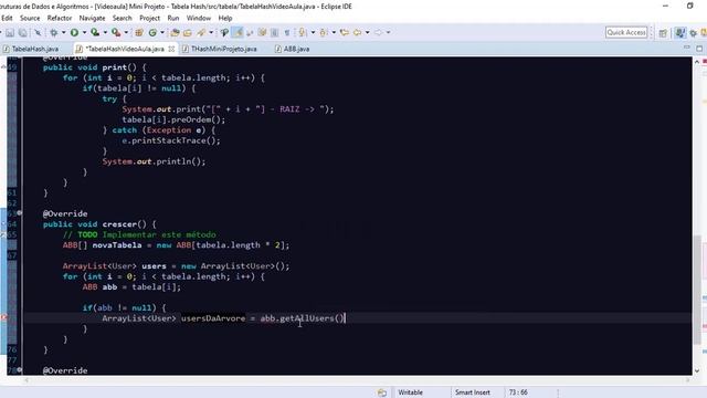 Implementação da Tabela Hash em Java смотреть онлайн