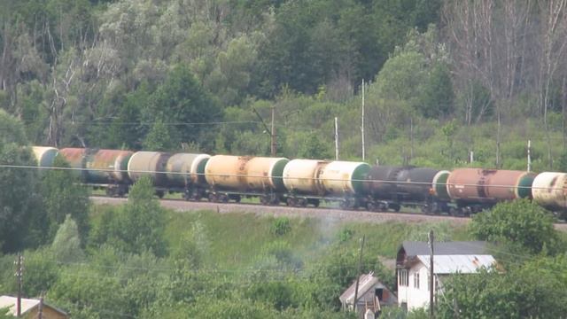 Электровоз ВЛ80С-167 с грузовым поездом перегон Зелецино-Кстово 21.07.2017 смотреть онлайн