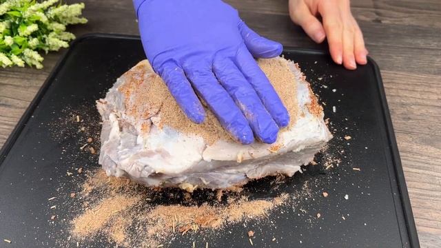 Getrockneter Schweinenacken! Basturma Rezept Zu Hause!