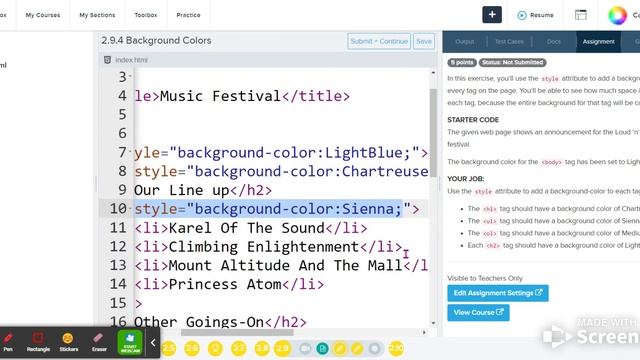 2.9.4 Background Colors Coding Walkthrough смотреть онлайн
