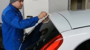 Установка спойлера (дефлектора) LADA Kalina хэтчбек