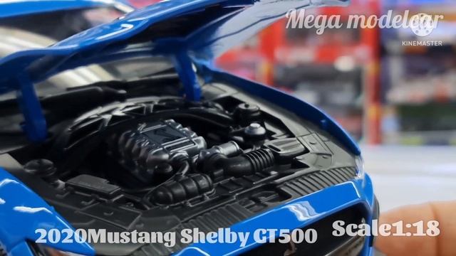 โมเดลรถเหล็ก  Ford Mustang Shelby GT500  2020(scale 1:18)