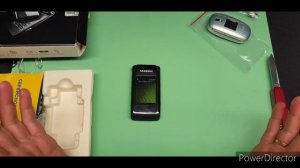распаковка посылки Samsung SGH-G400
