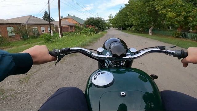 Первая поездка на только отреставрированном мотоцикле Иж 49 1952 г. Старый мотоцикл на ходу.15 сери смотреть онлайн