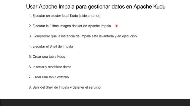 Ejecutar un Cluster Kudu usando Docker смотреть онлайн
