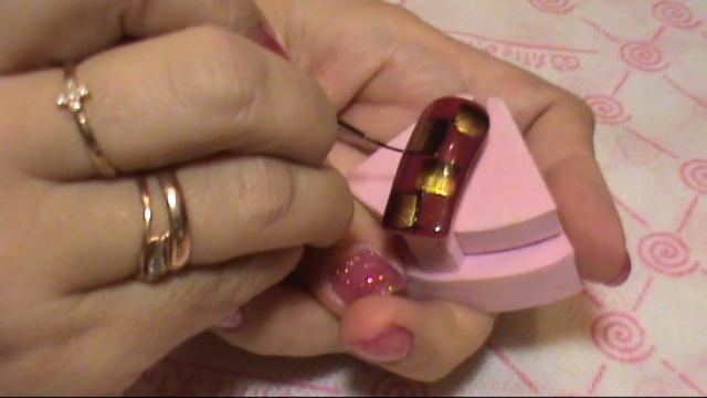 Гель-лак: Дизайн ногтей: Шотландская клетка. смотреть онлайн