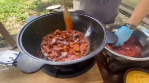 Лилибж- жаркое по-адыгейски с пастэ’