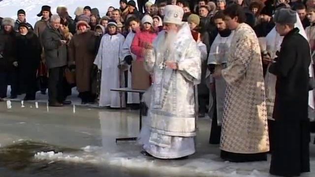 Праздник Крещения Господня в Чернигове смотреть онлайн