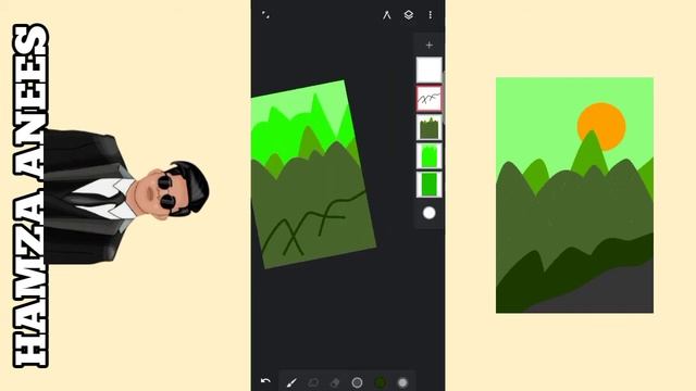 Infinity Painter Tutorial - Nature Digital #Painting and #Drawing - Episode 5 - HAMZA ANEES смотреть онлайн