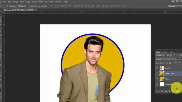 How to create circle pop out effect quickly in photoshop cs6| clipping mask photo смотреть онлайн