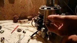 установка стартера ветерок 8 м люфт в румпеле.