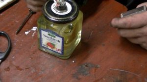 Свеча на масле своими руками.Масло из фритюрницы  Горит 55 часов