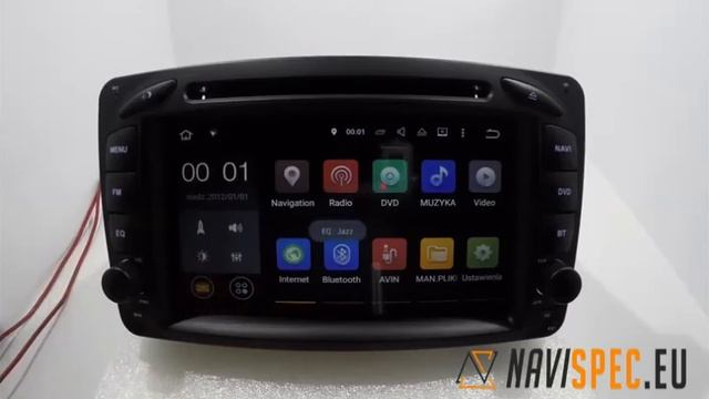 Radio DVD GPS Navigation system for MERCEDES W209 C209 CLK VITO ANDROID 5.1 смотреть онлайн