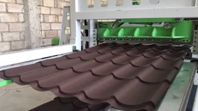 Линия по производству металлочерепицы (ТУРЦИЯ) смотреть онлайн