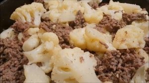 КАК ПРОСТО И ВКУСНО ПРИГОТОВИТЬ  ЦВЕТНУЮ КАПУСТУ С МЯСНЫМ ФАРШЕМ.