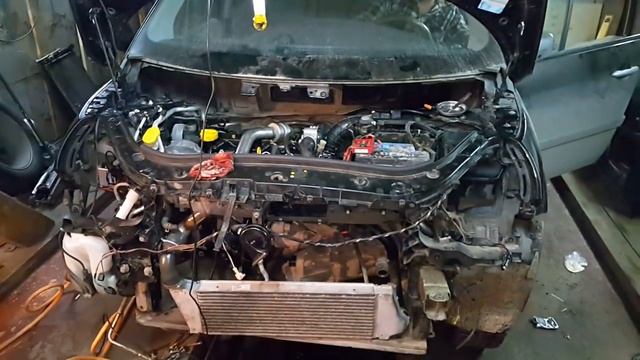 Renault Grand Scenic II, 1.5 dci Пытаемся завести смотреть онлайн