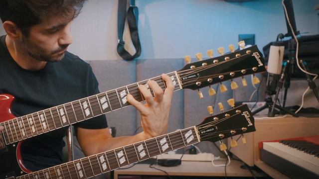 GIBSON EDS 1275 DOUBLE NECK - #guitar #doubleneck #gibson #GUITARRA #DOUBLESTOPS #ChordMelody смотреть онлайн