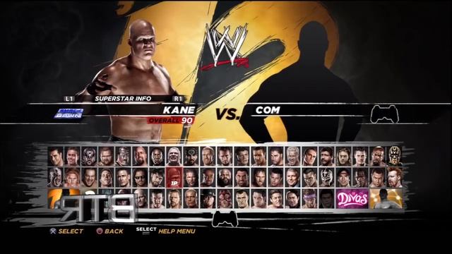WWE 12- Character Select Screen Including All DLC Pack Roster смотреть онлайн