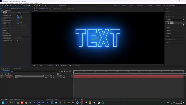 Туториал как сделать огненный текст в After Effects #aftereffects смотреть онлайн