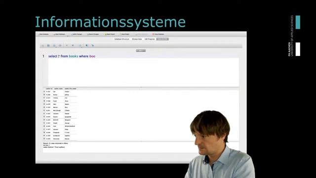 Informationssysteme - 17 - SQL & Normalisierung смотреть онлайн