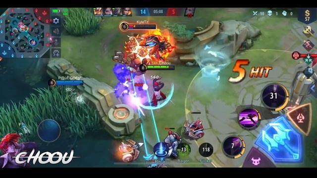 TOP GLOBAL CHOU 1min - level4 ROTATION TUTORIAL смотреть онлайн