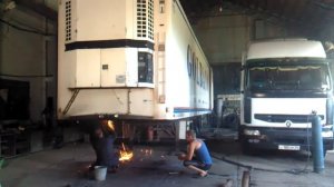 Замена плиты седла на полуприцепе