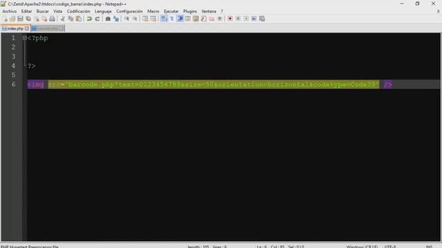 15. Generar Código de Barras en PHP y MySQL смотреть онлайн