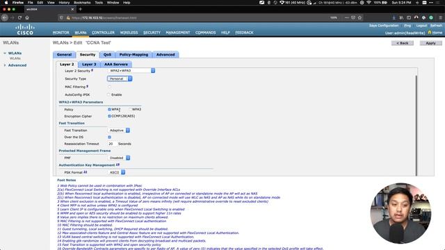 Configuring a Cisco WLAN with WPA2 PSK (CCNA) смотреть онлайн