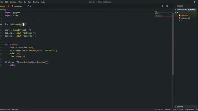 Python ile sesli alarm yapımı смотреть онлайн