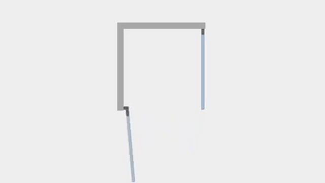 Демонстрация открывания дверей душевого ограждения Ambassador Abner 10011101L / 10011102L смотреть онлайн