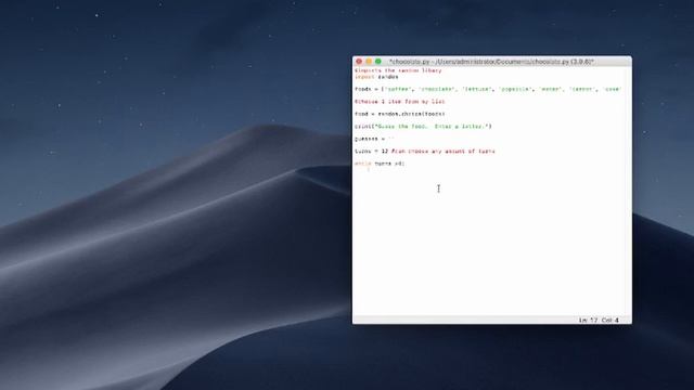Intro to Python - Word Guessing смотреть онлайн