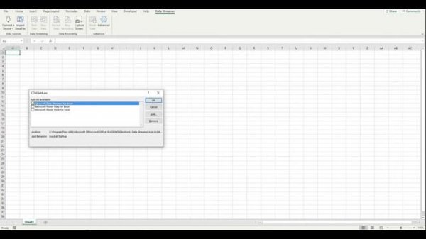 Send Data from Excel to Arduino Using Data Streamer