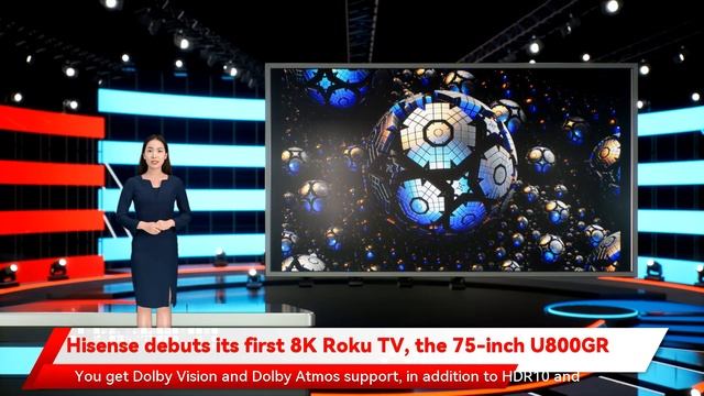 Hisense debuts its first 8K Roku TV, the 75-inch U800GR смотреть онлайн