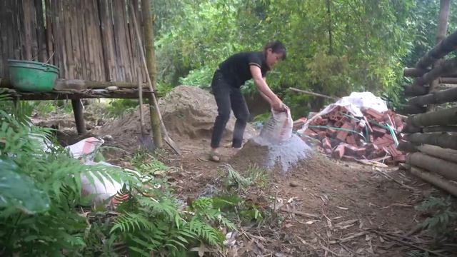 100Days How To Building Secret House With Compressed Earth Block And Cement, Building A New Life Ep