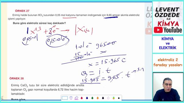 ELEKTROLİZ 2 FARADAY YASALARI ( 12. Sınıf / Ayt Kimya 2024 ) смотреть онлайн