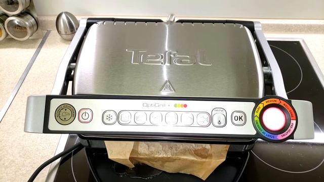 РЫБА НА ГРИЛЕ ТЕФАЛЬ Tefal optigrill GC716D12 Стейк рыбы на Электрогриль Miss Beauty Mama смотреть онлайн