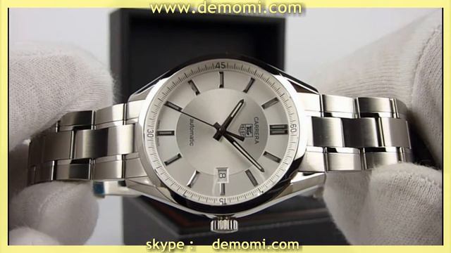 TAG Heuer WV211A BA0787 Carrera Automatic, Steel, Bracelet, Silver Dial