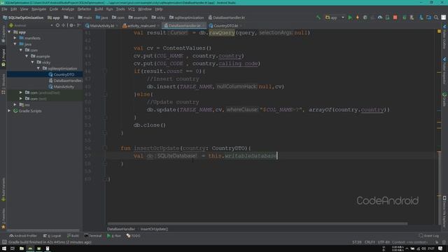 SQLite Optimization in Android using Android Studio - Kotlin смотреть онлайн