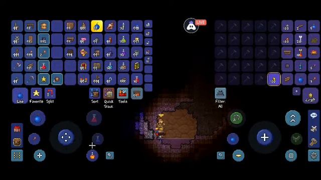 Terraria Survival Mod Menu Gameplay 2 смотреть онлайн