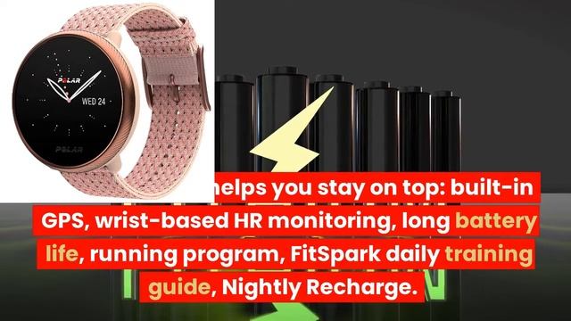 POLAR Ignite 2 Fitness Smartwatch with Integrated GPS Wrist Based Heart Monitor смотреть онлайн