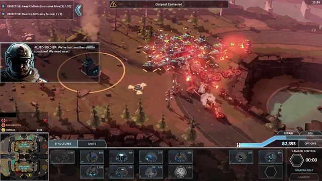 Forged Battalion - Campaign Mission 4 | A C&C like RTS game смотреть онлайн
