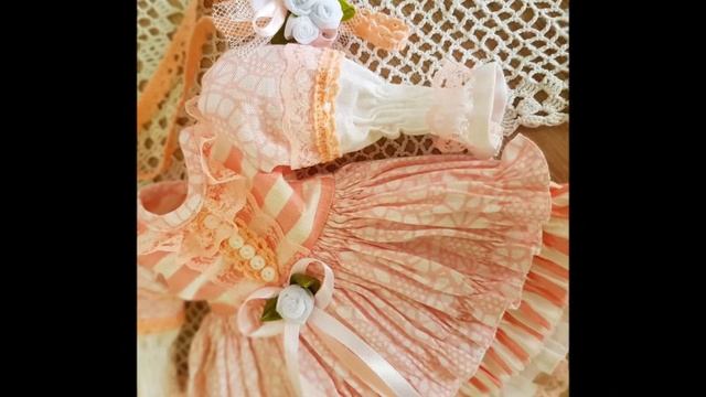 Нежно розовый наряд в стиле шебби-шик для Little Darling смотреть онлайн