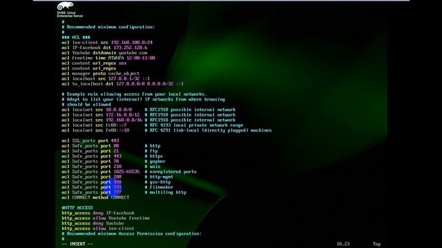 10 Configure ACL type by using URL REGEX on Squid Service смотреть онлайн