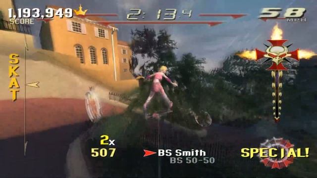 PCSX2 Tony Hawk's Downhill Jam, San Francisco Top to bottom Tricks смотреть онлайн