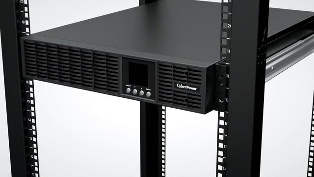 CyberPower Online S (Advanced) UPS (2U) Incl. EBM for 4-Post Rack Product Installation Tutorial смотреть онлайн