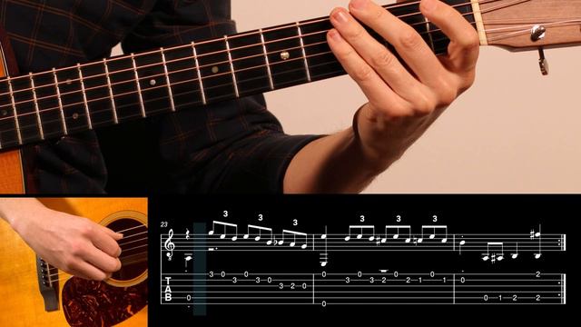 Fingerstyle Blues #3 - Fingerpicking Blues - Guitar Playalong -  Tabs
