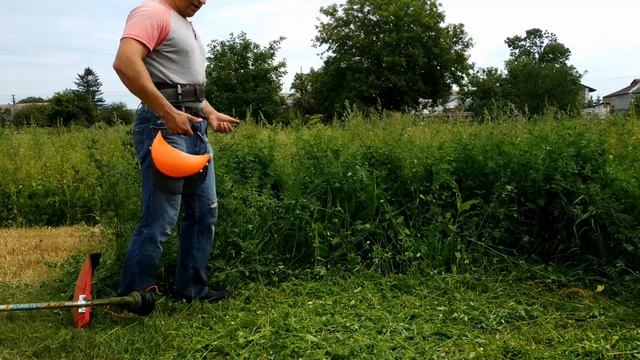 Как косить леской высокую путающуюся траву, 2 способа смотреть онлайн